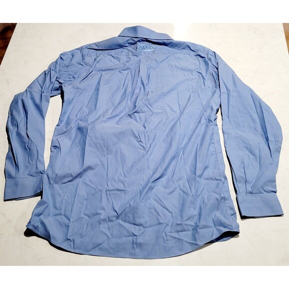 Team Hendrick Collection By Oobe Men's 16 1/2 34/35 L/S Blue Employee Tech Shirt - Picture 11 of 12